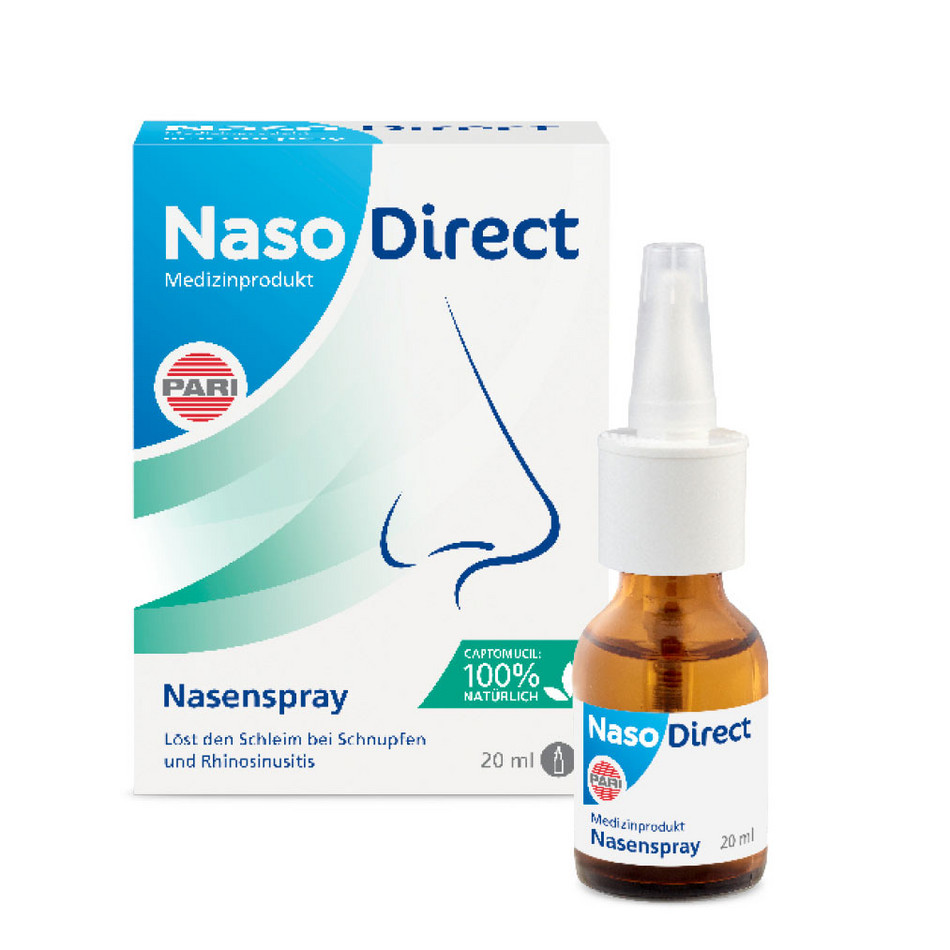 Produktabbildung – NasoDirect Nasenspray von PARI