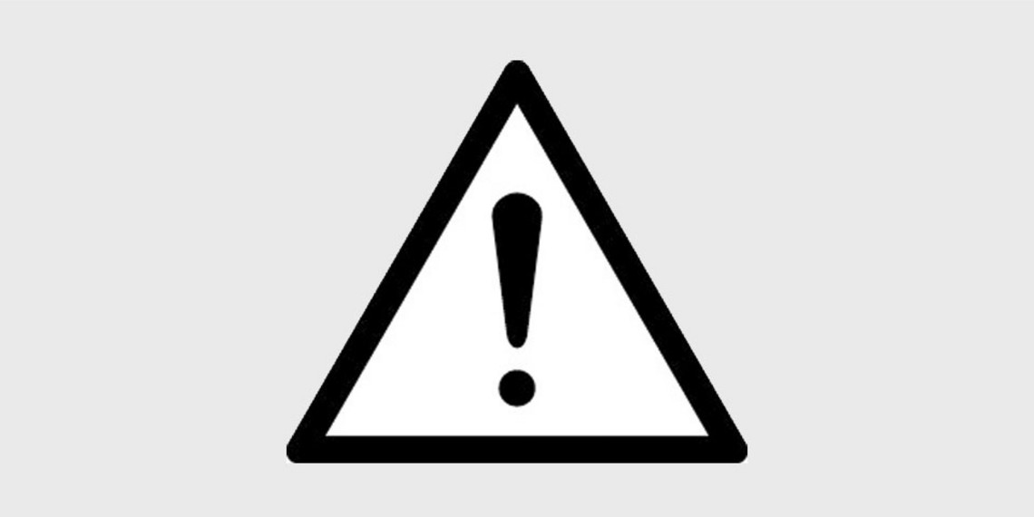Always observe the instructions for use Warning symbol inside a triangle indicating important safety instructions for using and cleaning the nebuliser system.
