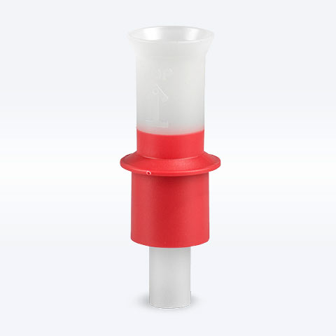 Red nebulizer nozzle insert