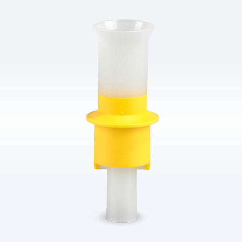 Yellow nebulizer nozzle insert